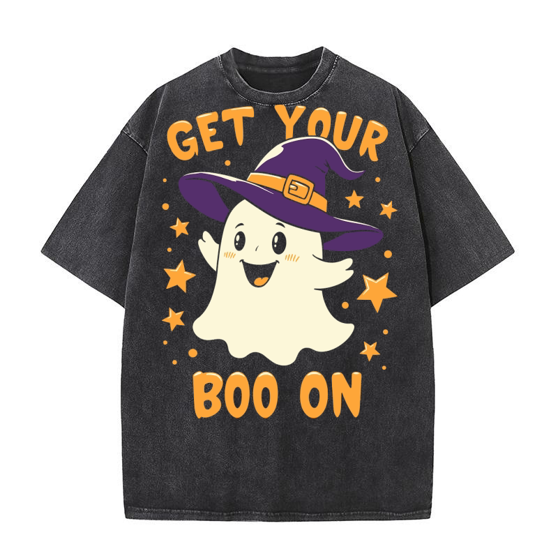Get Your Boo On Washed T-Shirt