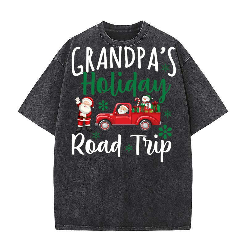 Grandpas holiday road trip Washed T-Shirt