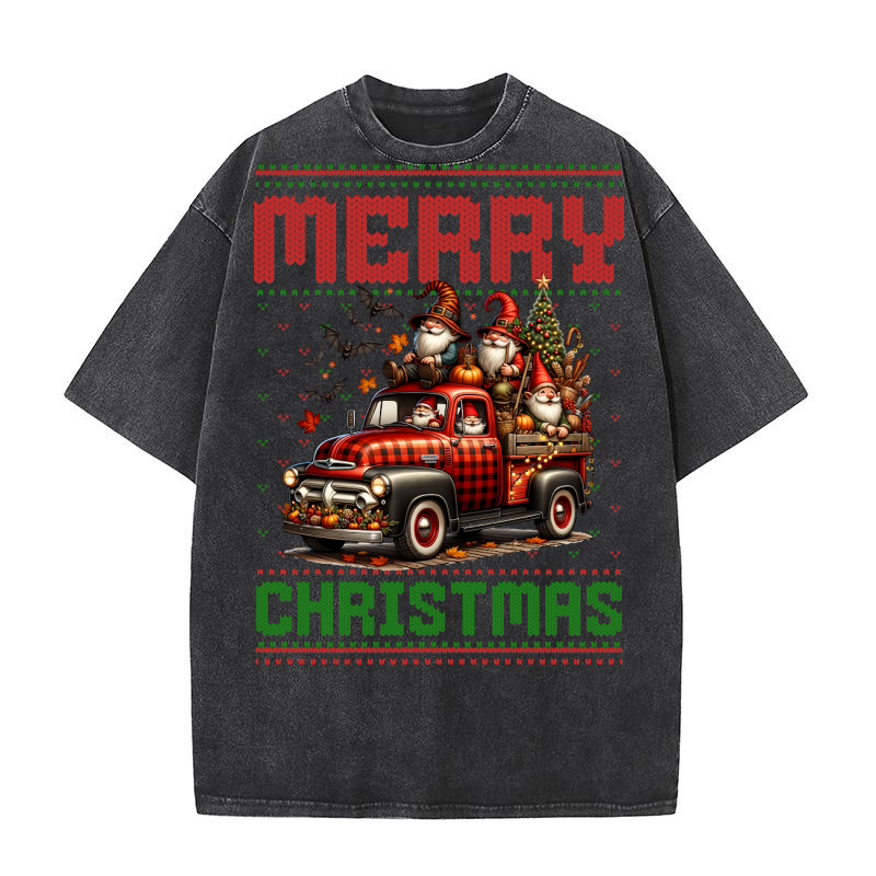 Merry christmas 59 42 Washed T-Shirt