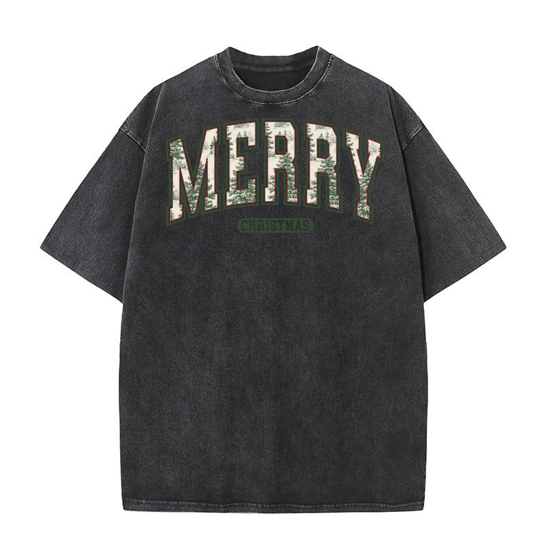 merry christmas 6 (1) Washed T-Shirt