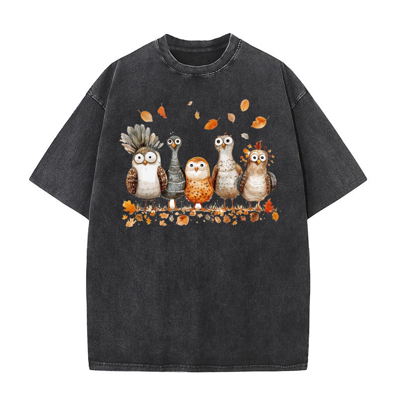 Thanksgiving Funny Turkey 19 Washed T-Shirt