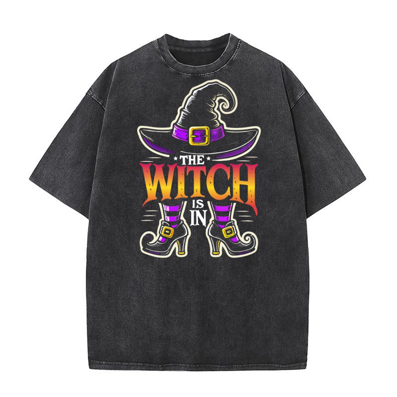 The Witch Is In Washed T-Shirt