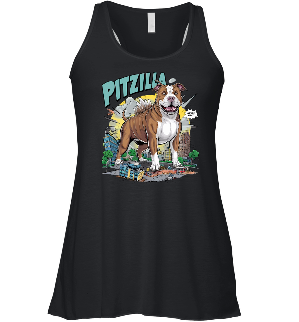 dogzilla (10) Women's Flowy Tank Top