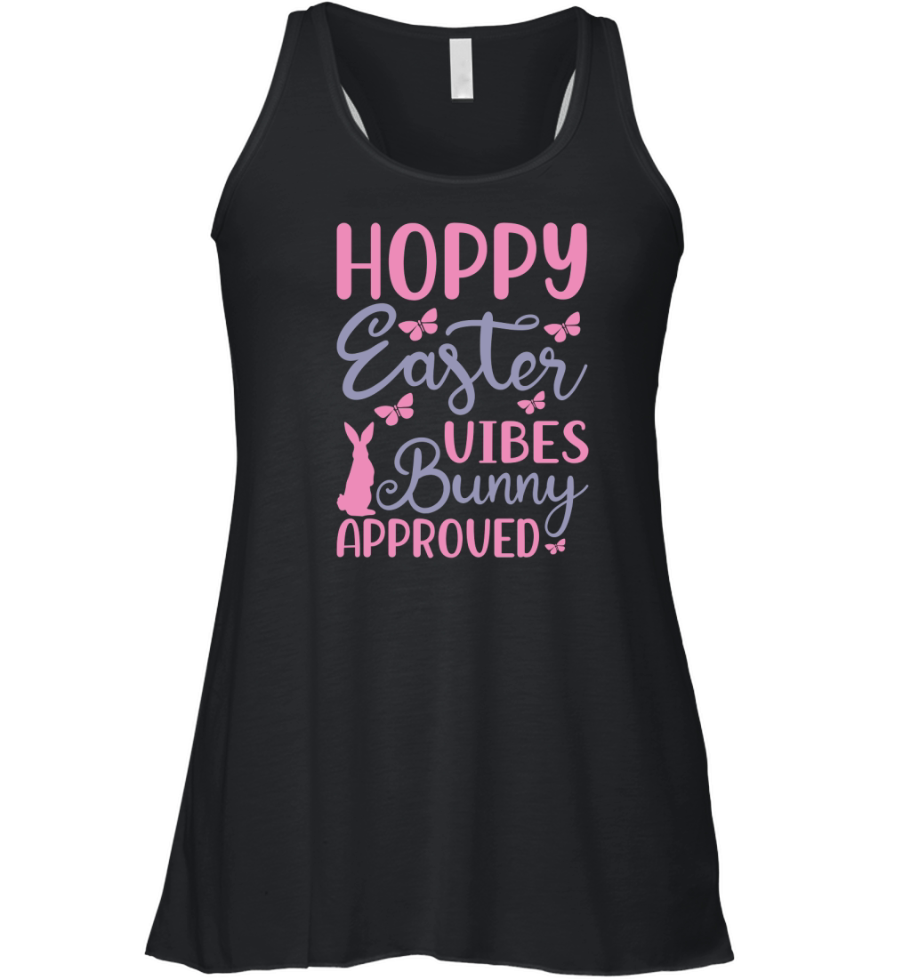 Hoppy Easter Uibes Bunny Approued Women's Flowy Tank Top