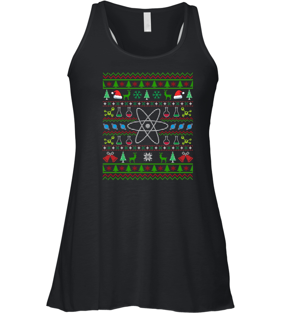 Science Ugly Christmas Women's Flowy Tank Top