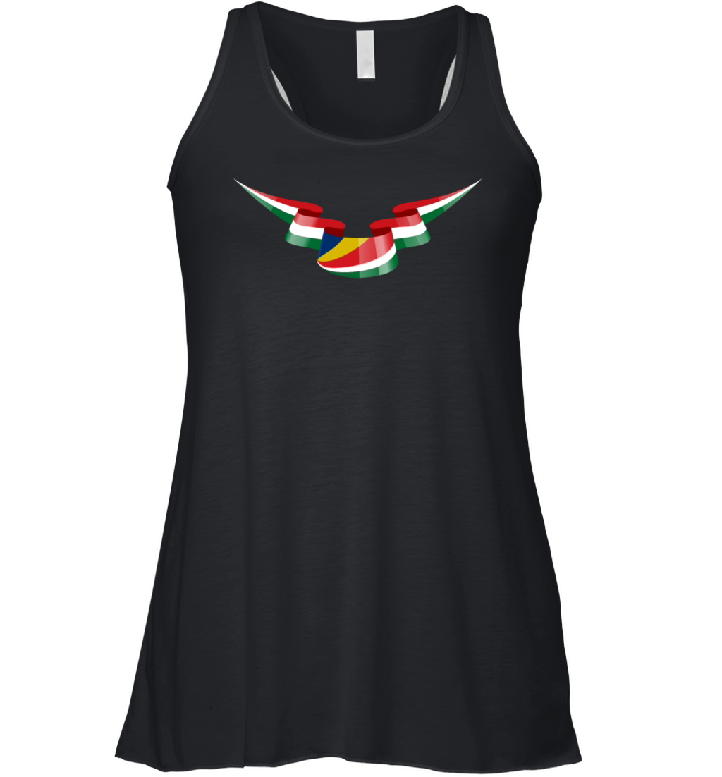 Seychelles Flag Banner Women's Flowy Tank Top