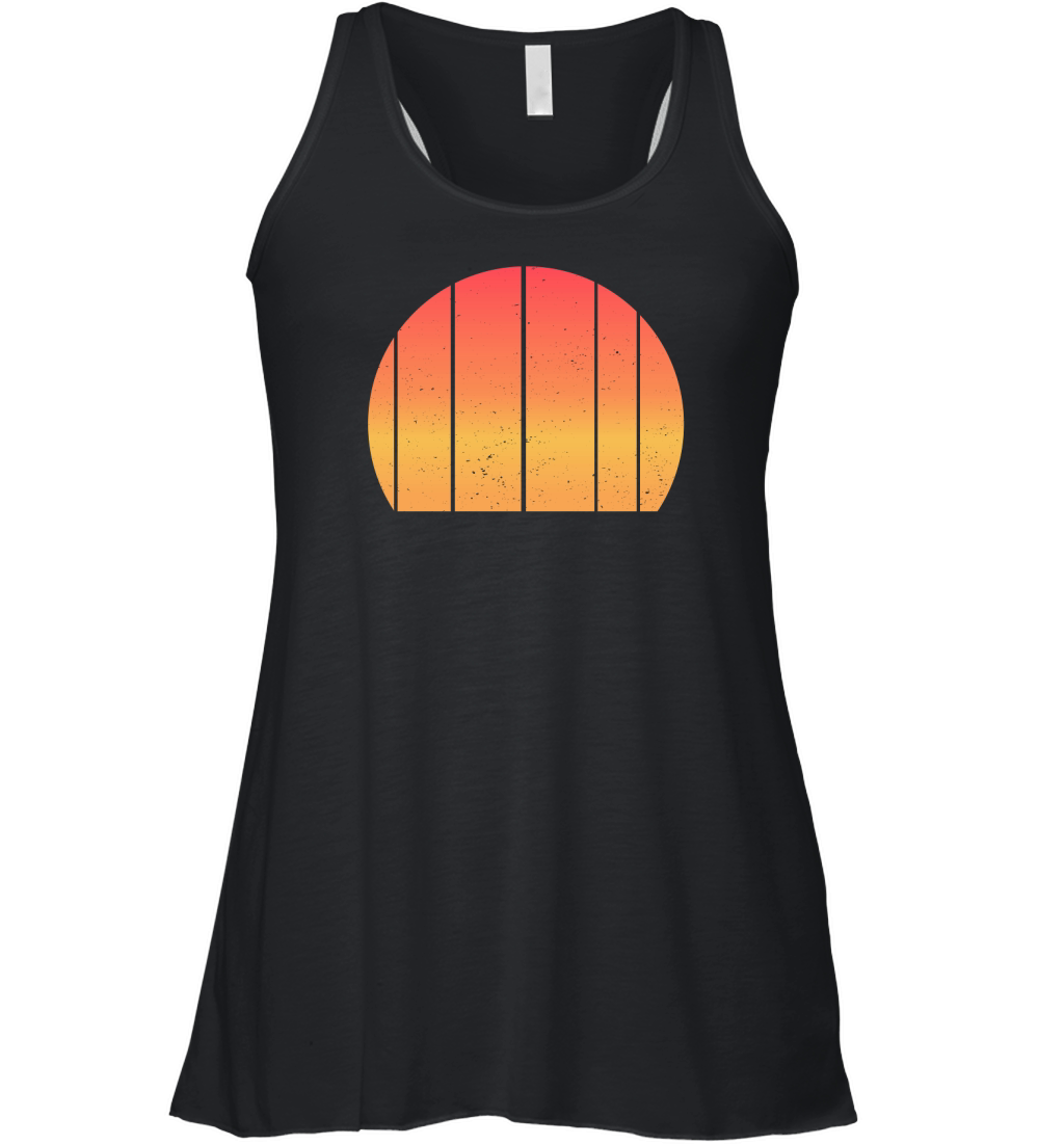 Vintage Retro Sunset (12) Women's Flowy Tank Top