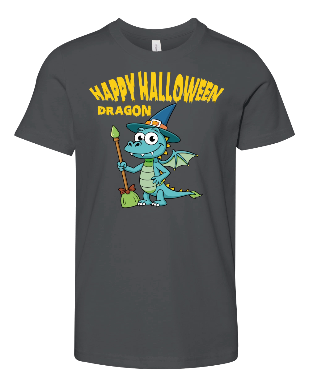 Happy halloween dragon Youth Unisex Jersey Tee