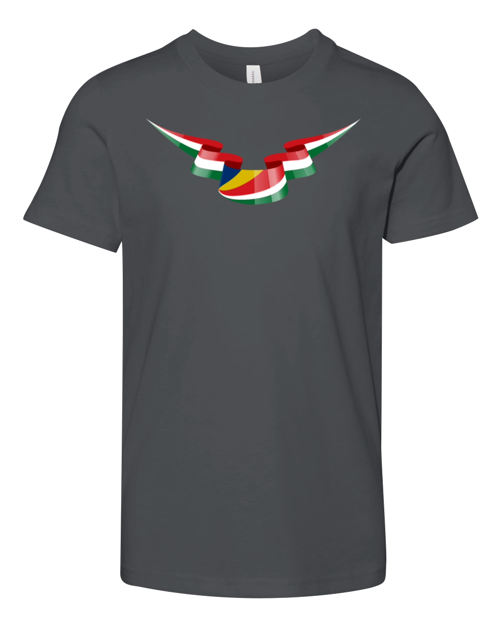 Seychelles Flag Banner Youth Unisex Jersey Tee