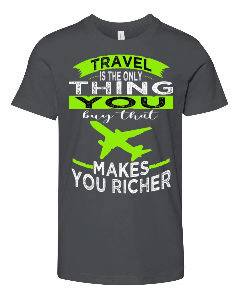 vintage statement bday traveling quotes trip Youth Unisex Jersey Tee