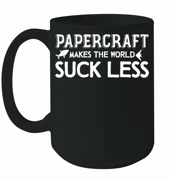 Papercraft Joke Origami Artwork Paper Cardmaking Ceramic Mug