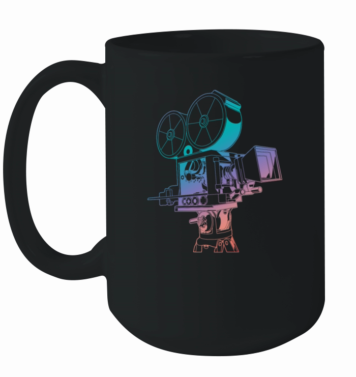 Vintage Video Camera Ceramic Mug