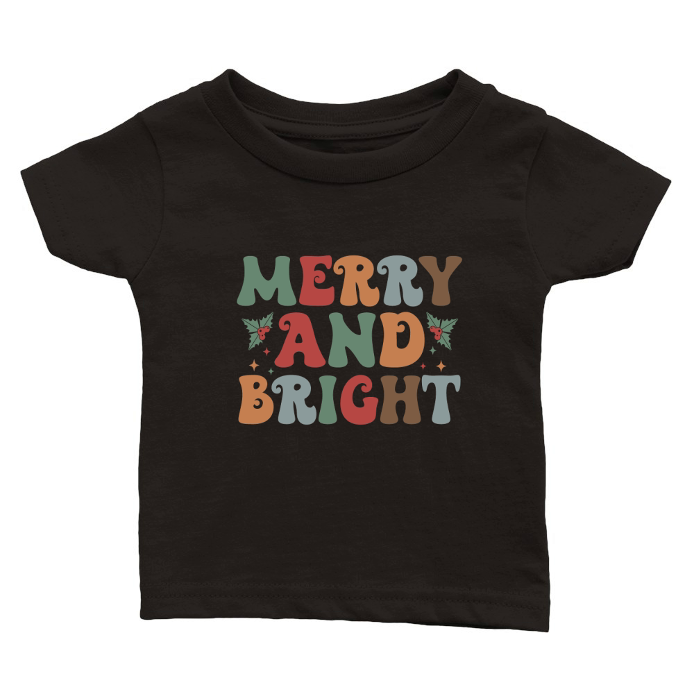 Merry and bright Classic Baby Crewneck T-shirt
