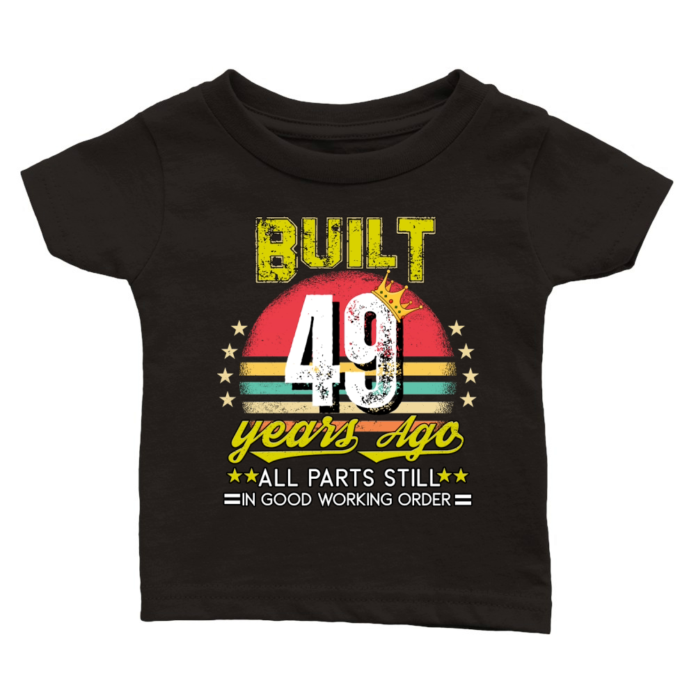 Vintage Birthday 49 Classic Baby Crewneck T-shirt