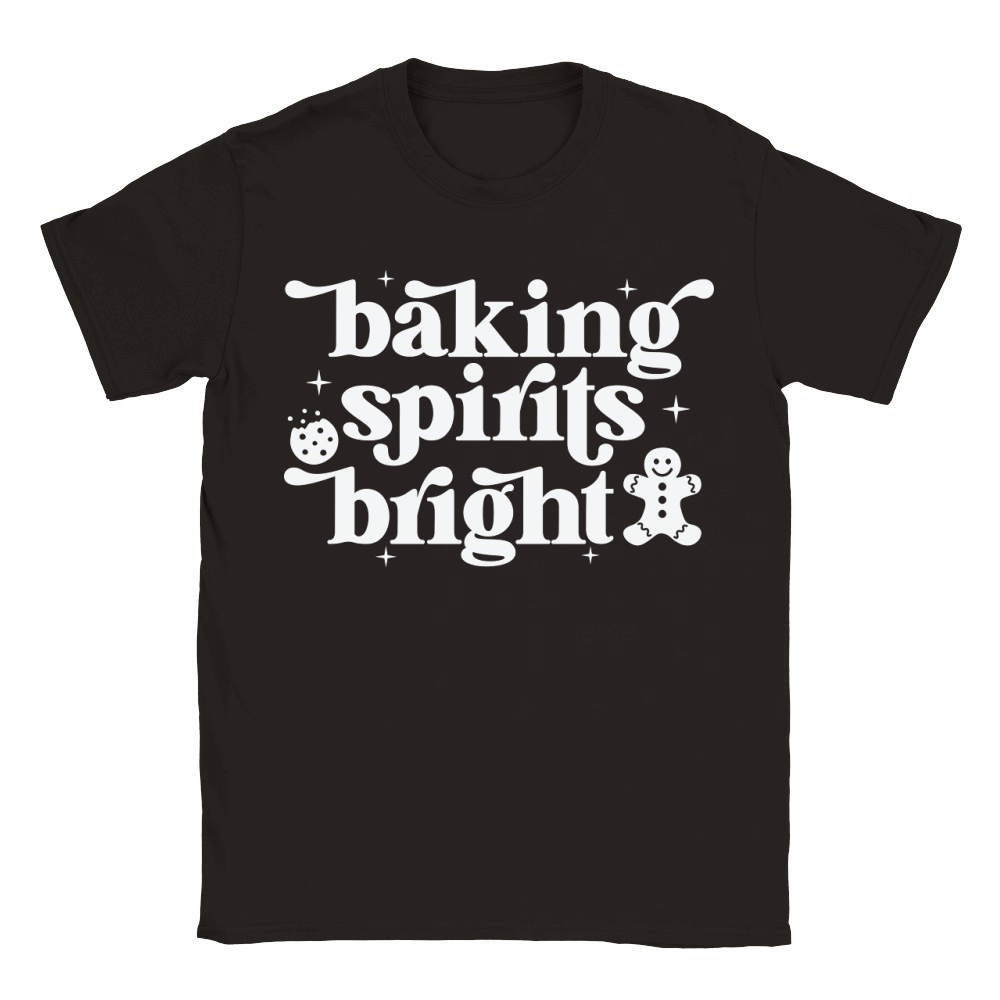 BakingSpiritsBright 2White Classic Kids Crewneck T-shirt