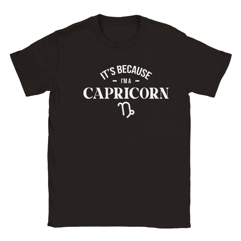 Its Because im a Capricorn Classic Kids Crewneck T-shirt