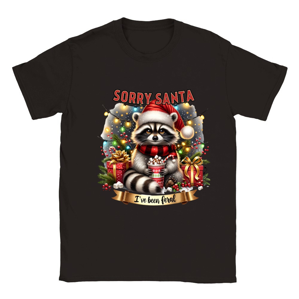 Sorry santa Ive been feral 03 Classic Kids Crewneck T-shirt