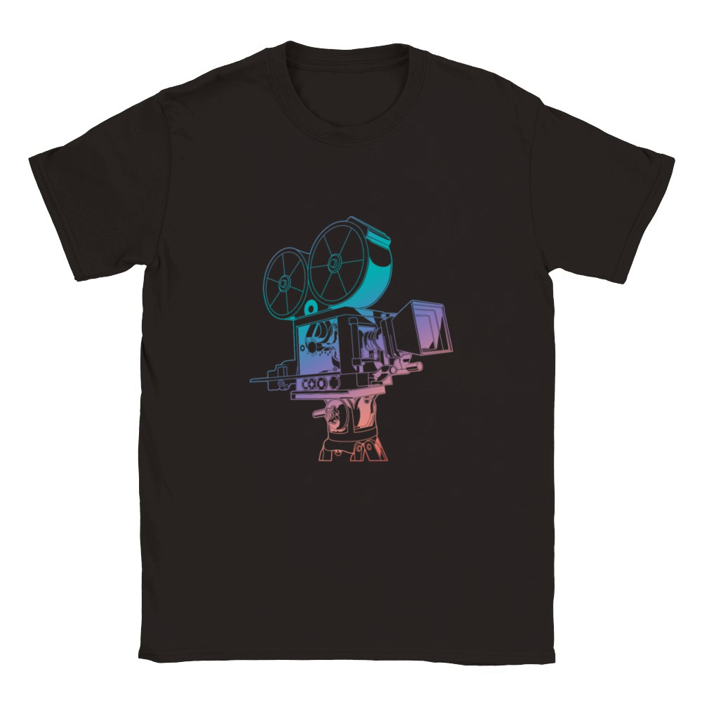 Vintage Video Camera Classic Kids Crewneck T-shirt