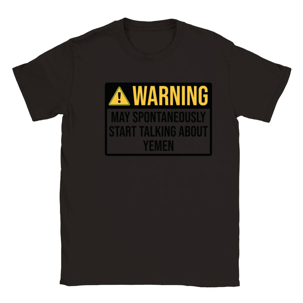 Yemen Funny Warning For Yemeni Family Classic Kids Crewneck T-shirt