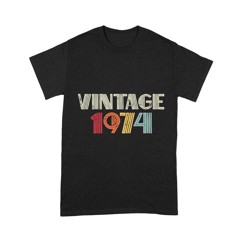 Vintage 1974 Birthday Comfort T-shirt