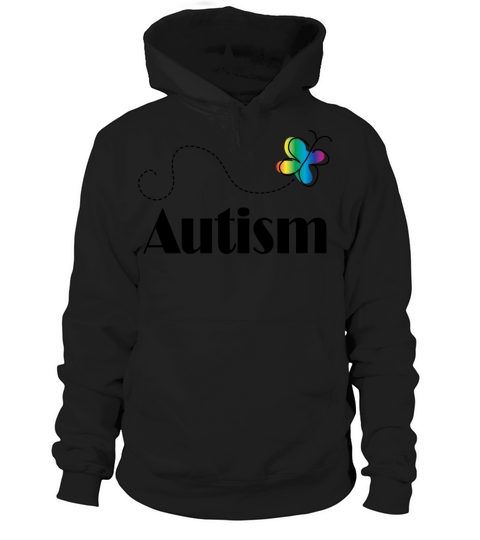Autism Awareness Butterfly Hoodie Unisex