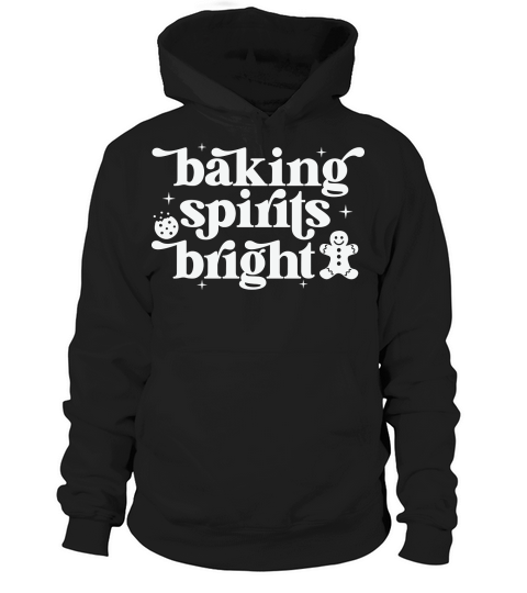 BakingSpiritsBright 2White Hoodie Unisex