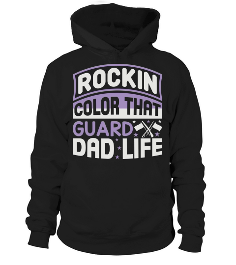 Rockin That Color Guard Dad Life 04 Hoodie Unisex