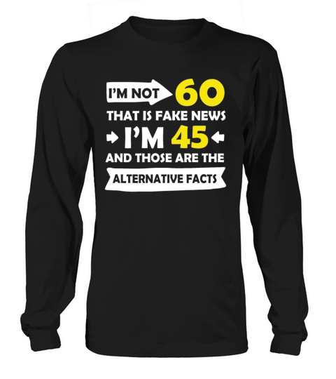 Funny 60th Birthday Designs Long sleeved Unisex