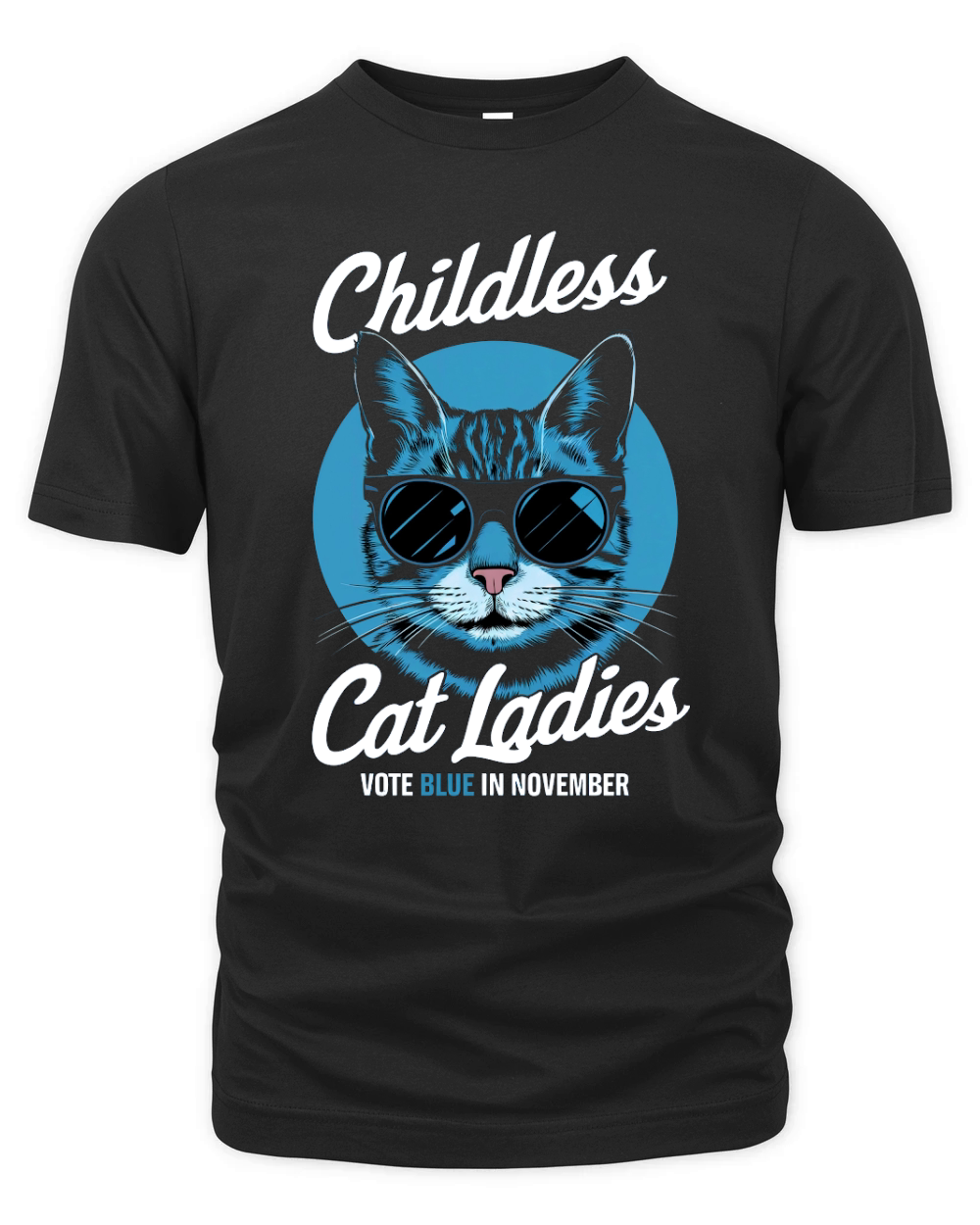 Childeless Cat Ladies Organic Unisex T-shirt