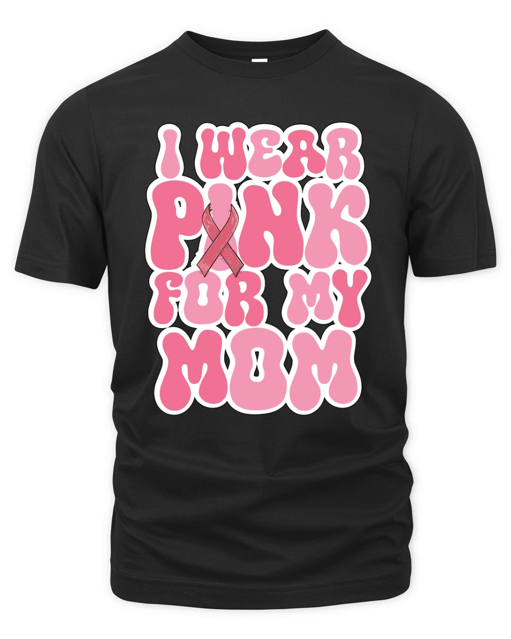 I Wear Pink for My Mom 4 Organic Unisex T-shirt