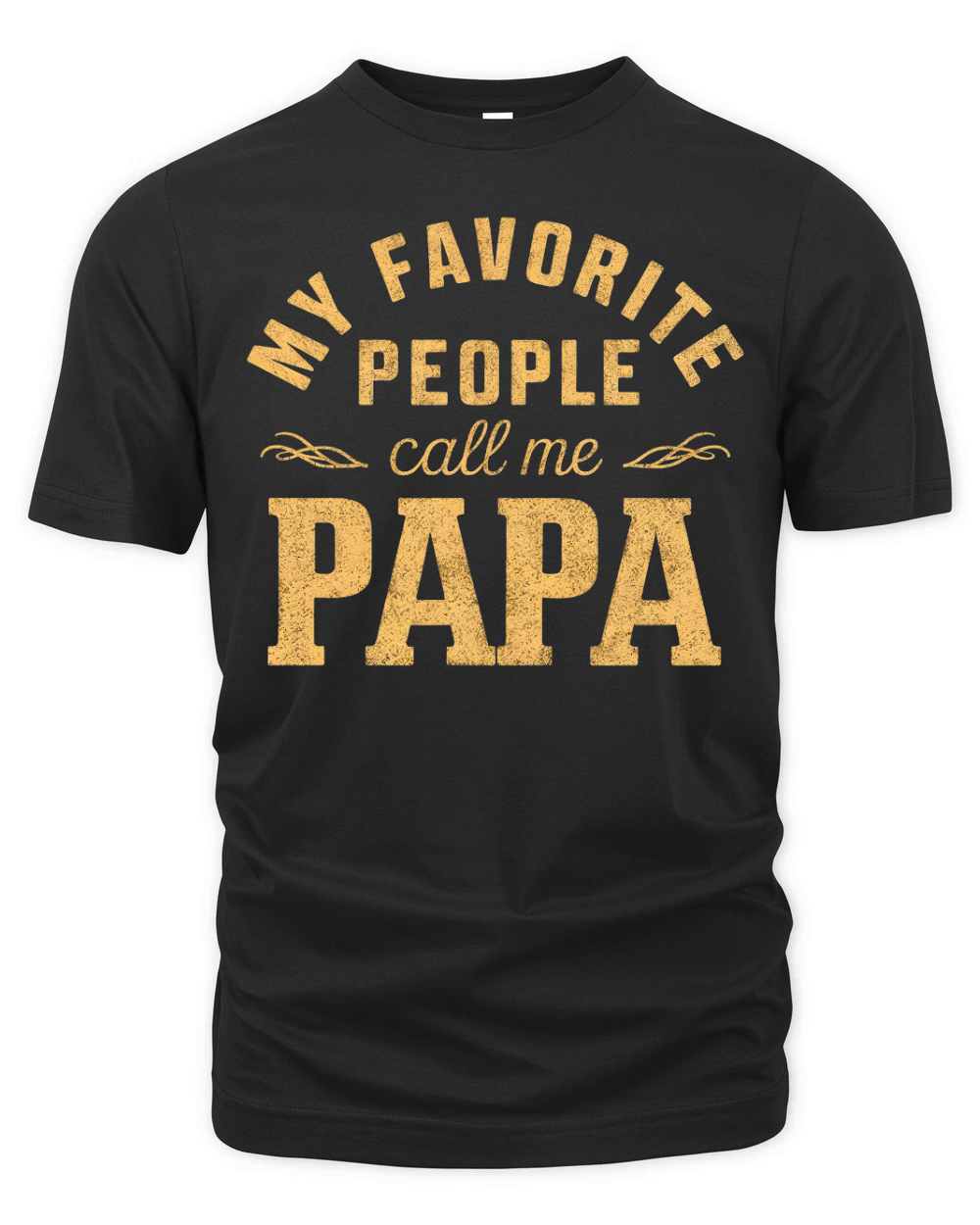 My favorite people call me papa (1) Organic Unisex T-shirt