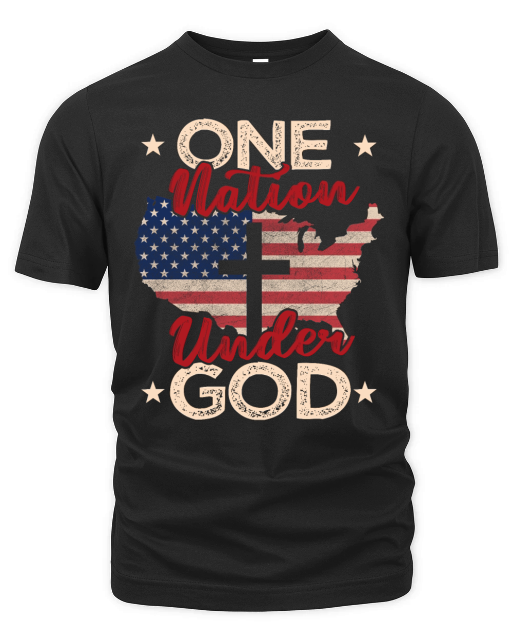 One Nation Under God Organic Unisex T-shirt