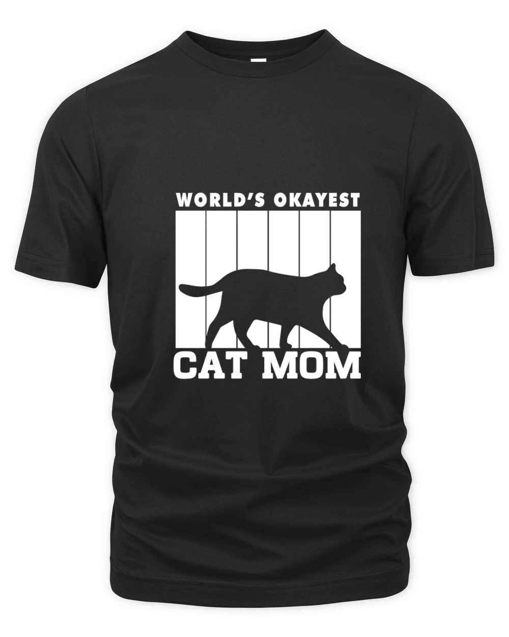 Worlds okayest cat mom 03 Organic Unisex T-shirt