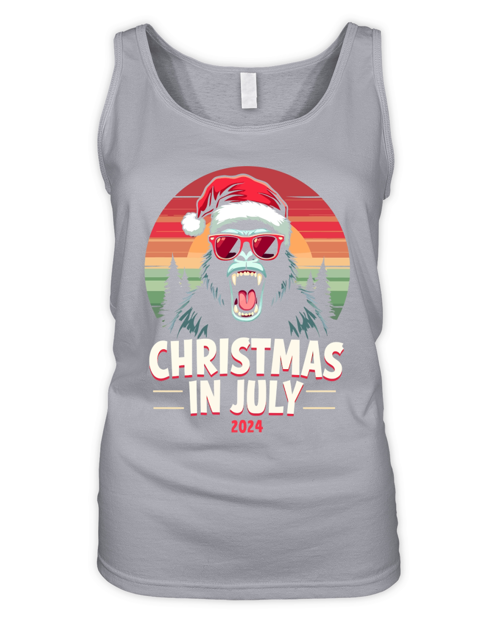 Christmas In July 2024 3 06 Organic Women's Tank Top