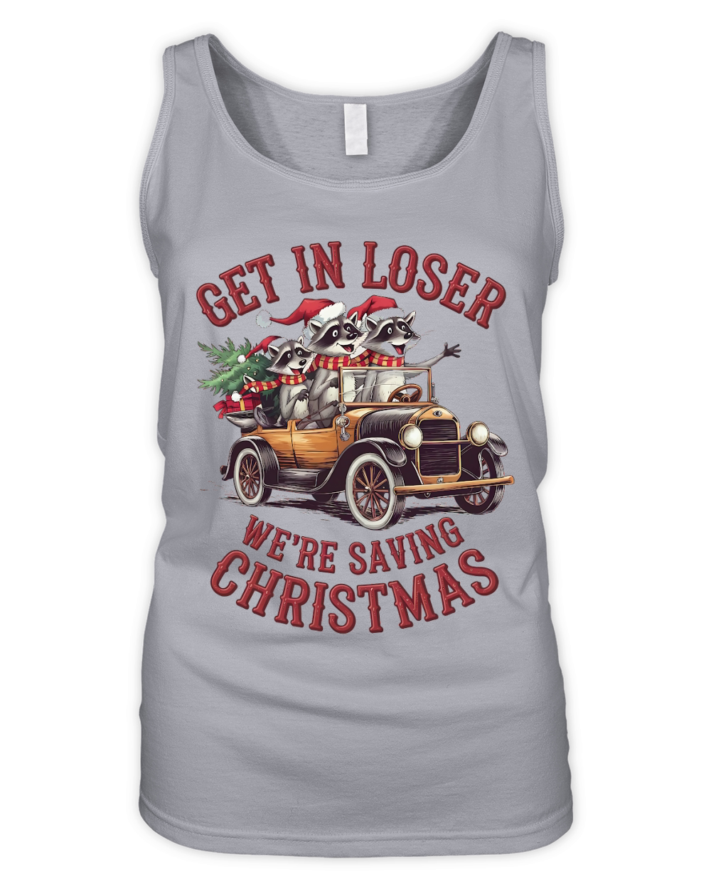 Get in loser, were saving christmas 02 Organic Women's Tank Top