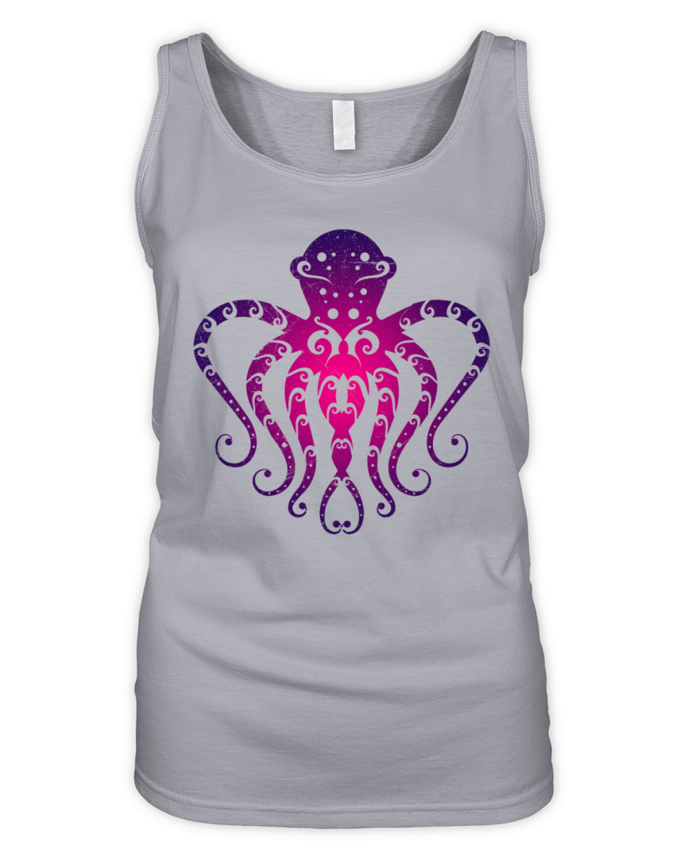 Maori Octopus Sea Squid Tribal Tattoo Gift Idea Organic Women's Tank Top