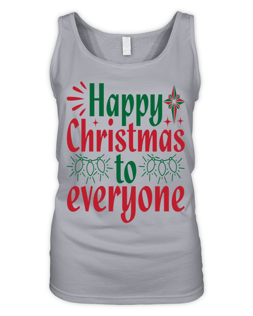 Merry Christmas Everyone Santa Organic Women's Tank Top