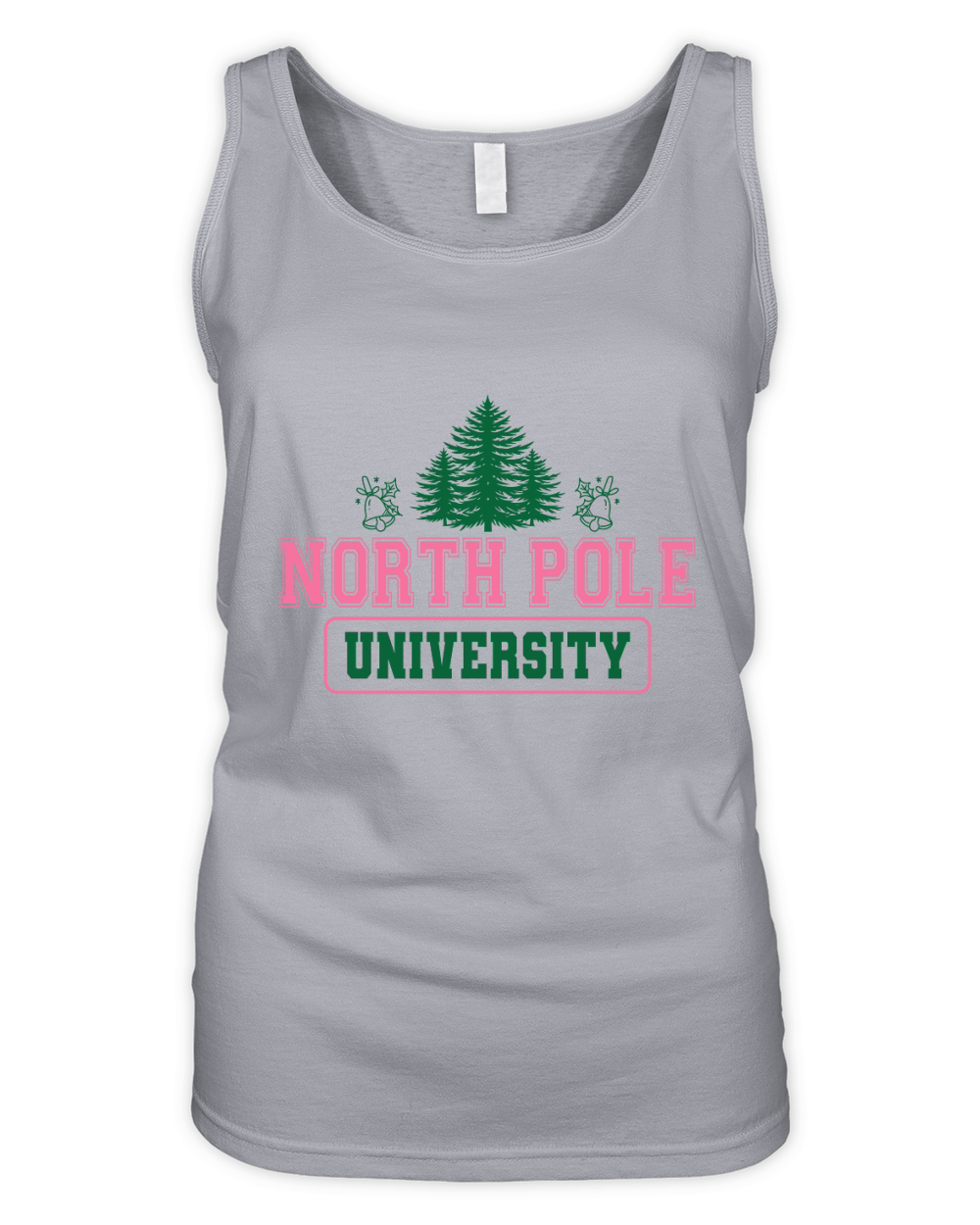 North Pole University Christmas 02 Organic Women's Tank Top