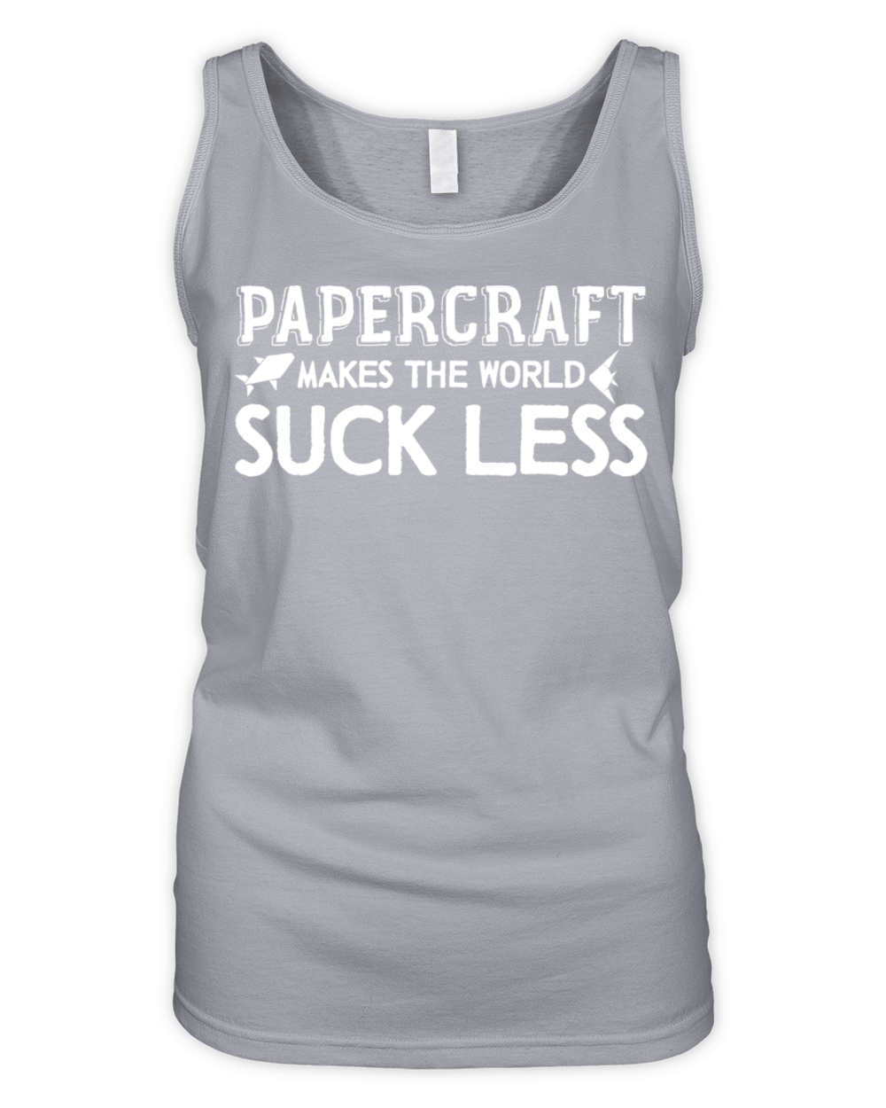 Papercraft Joke Origami Artwork Paper Cardmaking Organic Women's Tank Top