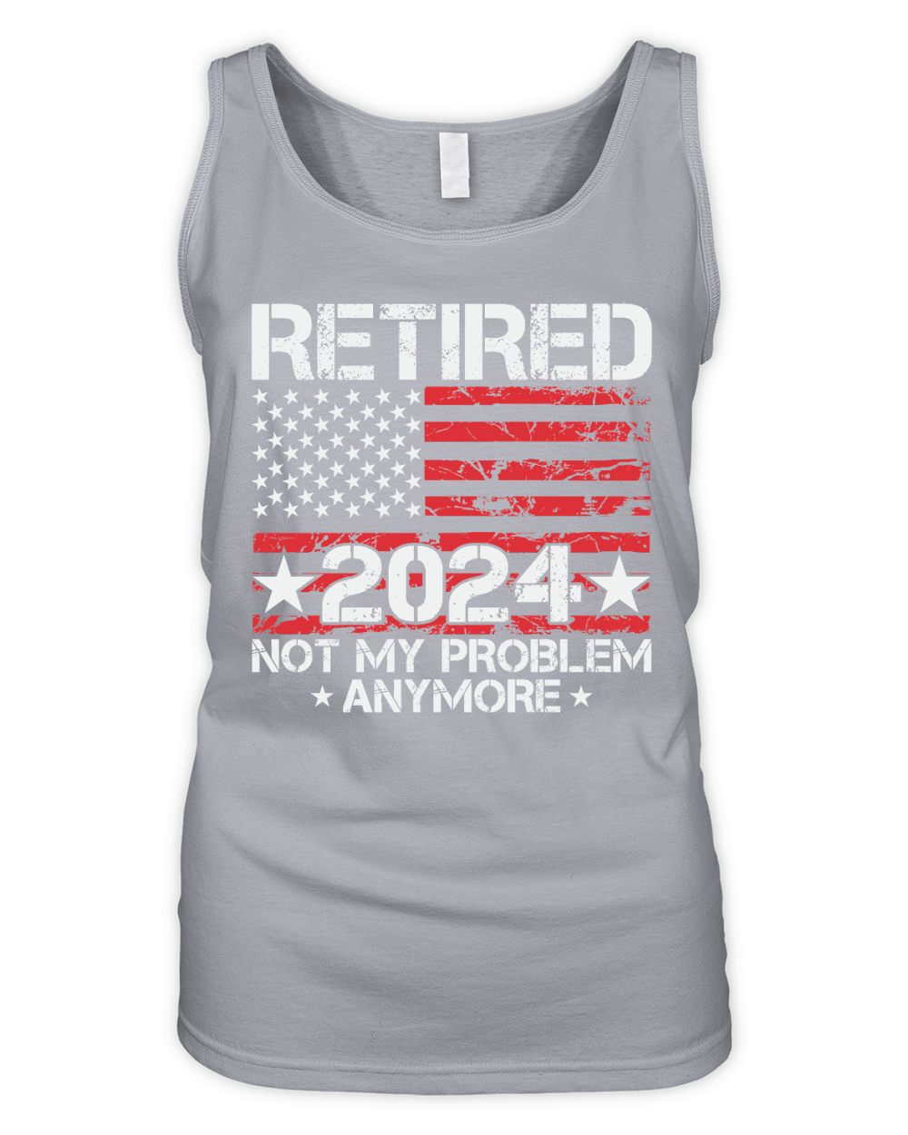 Retired not my problem anymore 2024 Organic Women's Tank Top