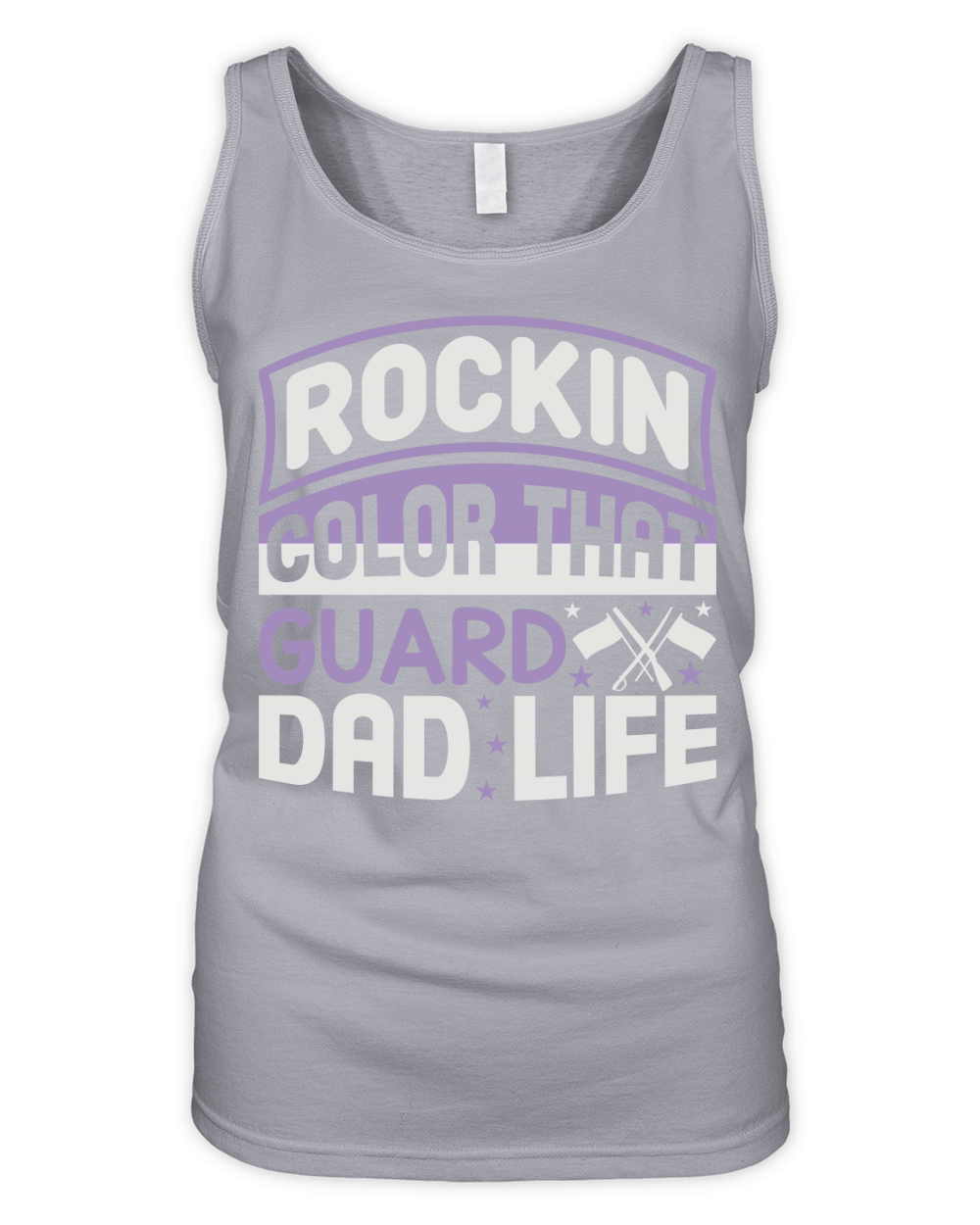 Rockin That Color Guard Dad Life 04 Organic Women's Tank Top