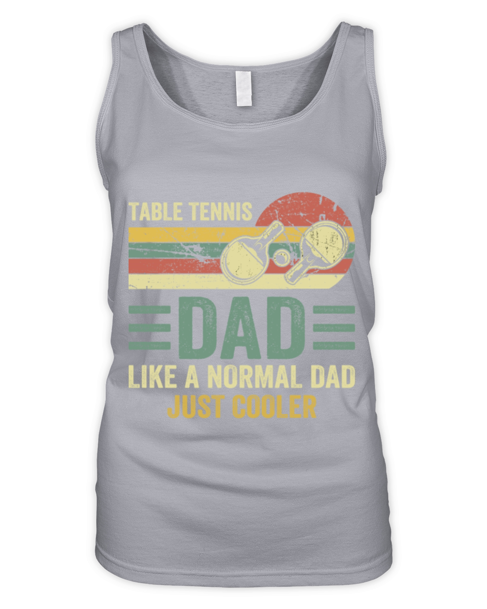 Table Tennis Dad Like A Normal Dad Just Cooler Organic Women's Tank Top