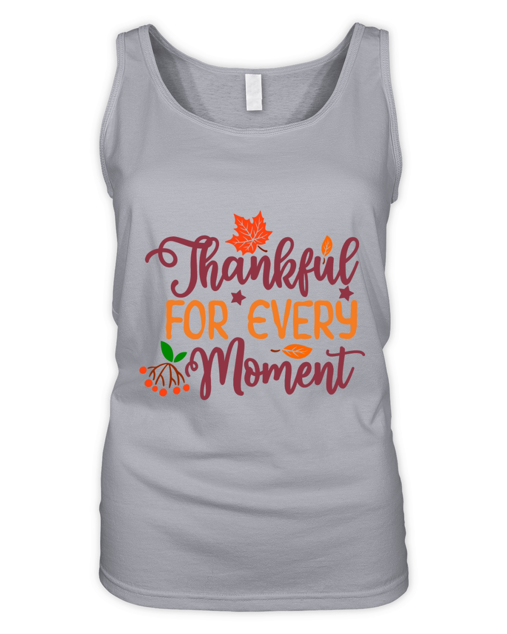 Thankful For Every Moment Organic Women's Tank Top