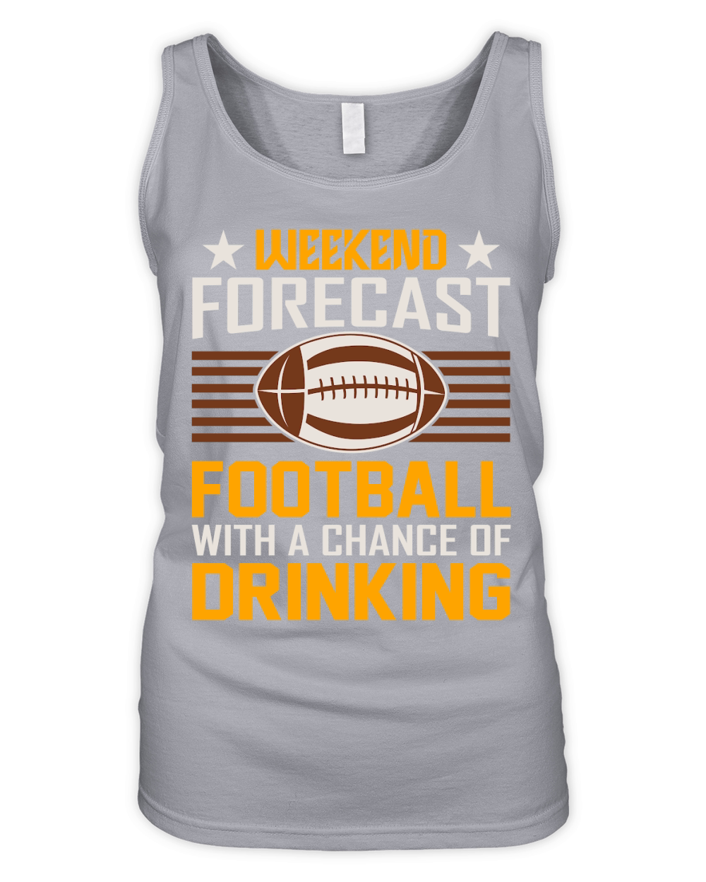 Weekend Forecast Football With A Chance Of Drinking 02 Organic Women's Tank Top