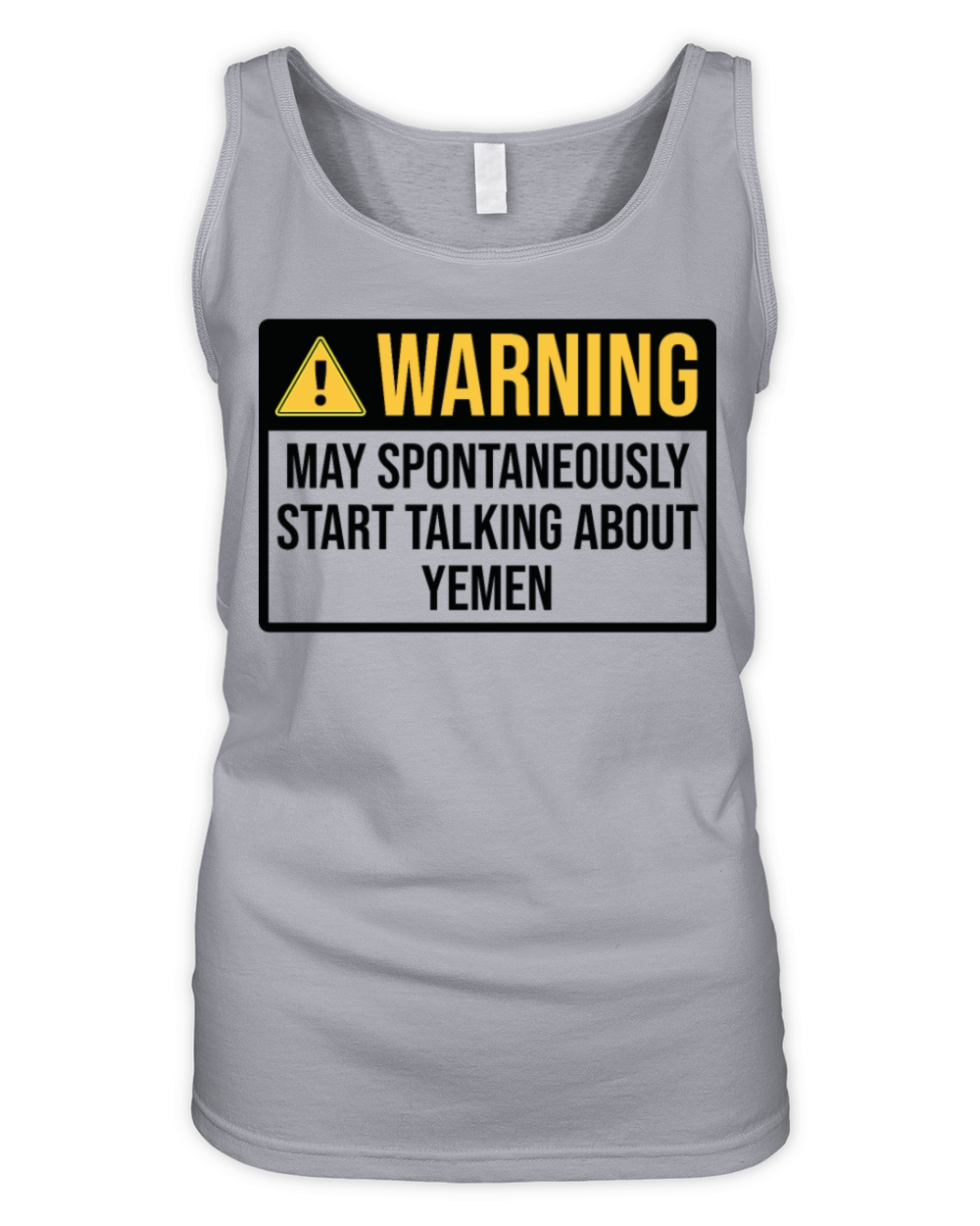 Yemen Funny Warning For Yemeni Family Organic Women's Tank Top