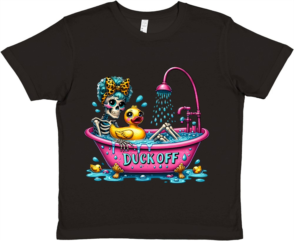 Duck off Premium Kids Crewneck T-shirt