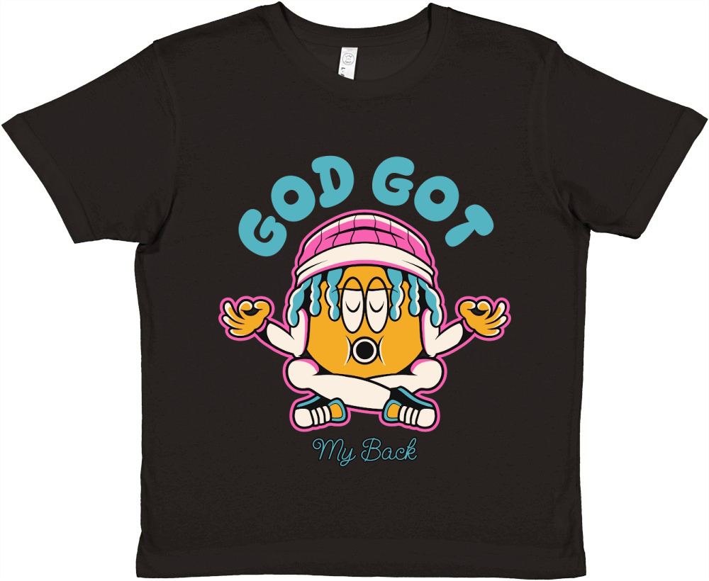 God Got My Back 1 Premium Kids Crewneck T-shirt