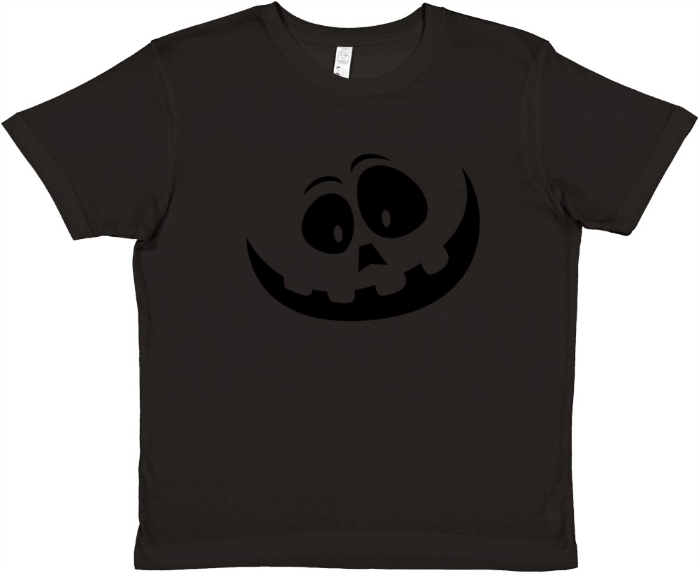 Halloween Carved Pumpkin Costume Premium Kids Crewneck T-shirt