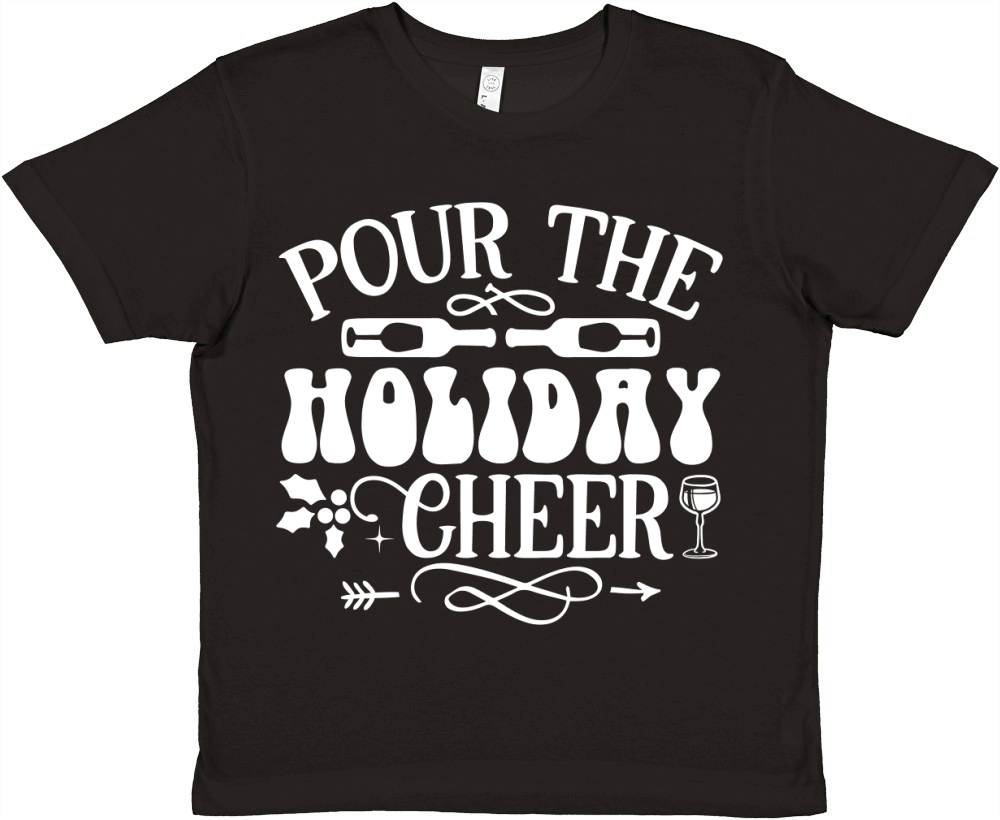Pour the holiday cheer Premium Kids Crewneck T-shirt