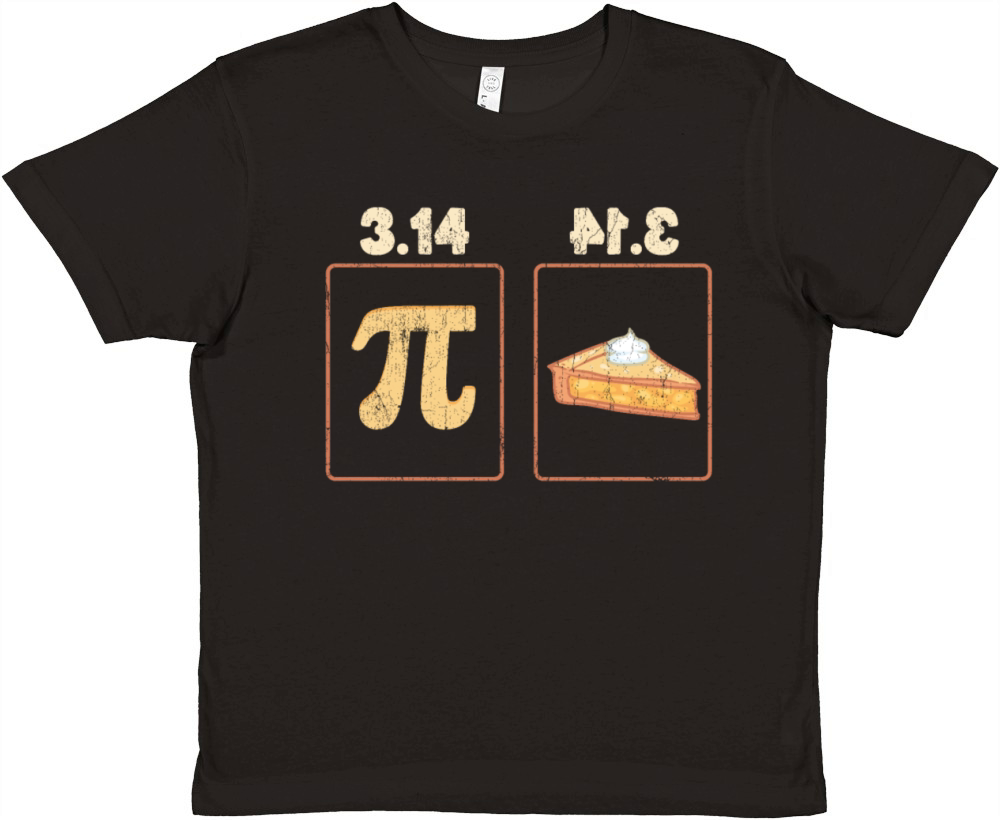 Vintage Pi Day Pi Equals Pie Premium Kids Crewneck T-shirt